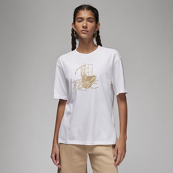 Nike Sportswear T-Shirts & Polo Shirts Women White - XS - Short