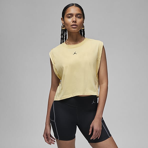 Femmes Jaune Danse Hauts et tee shirts. Nike FR