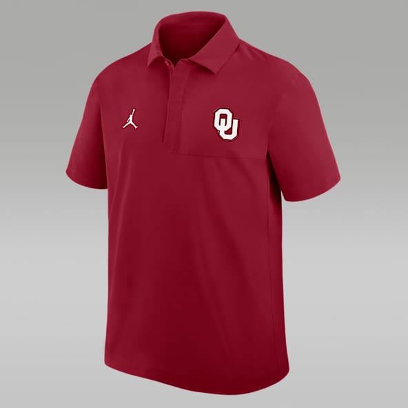 Oklahoma Men's Jordan Brand Dri-FIT College Polo
