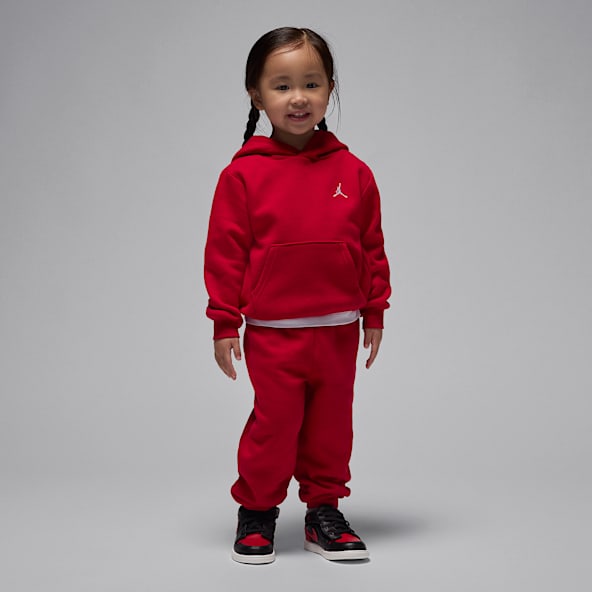 Jordan Brooklyn Fleece Conjunto de sudadera con gorro sin cierre de 2 piezas infantil