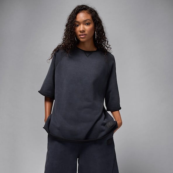 Jordan Flight Fleece Women's Oversized Short-Sleeve French Terry Top