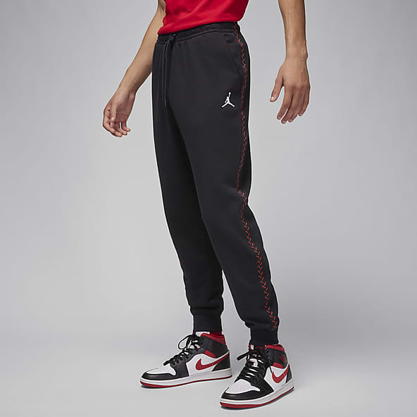 new Jordan women sweatpants DV1258-645 red standard fit zip wide leg sz S  $130