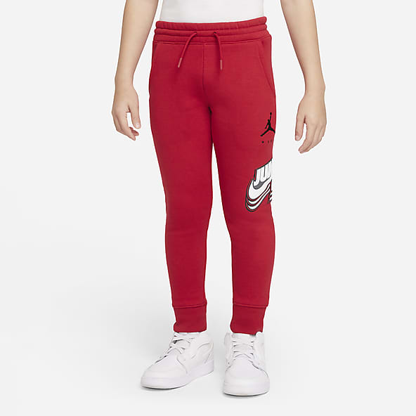 Jordan Younger Kids (4T-7) Red Joggers & Sweatpants. Nike AT