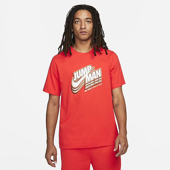 Camisa jordan roja deals