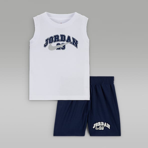 Jordan Conjunto de camiseta de tirantes y shorts MVP 23 para bebé (12-24 meses)