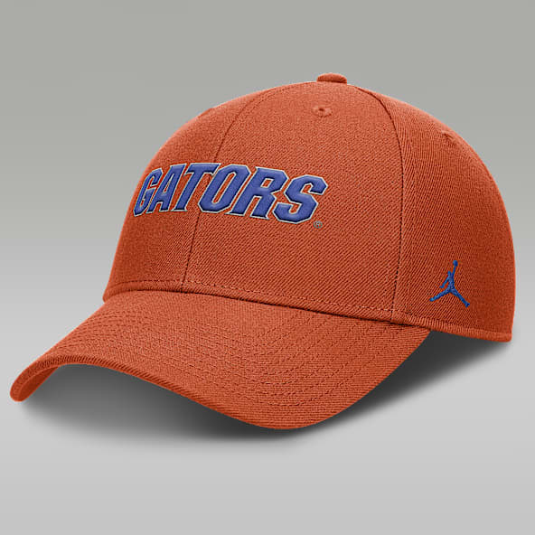 Florida On-Field Rise Gameday Gorra de rejilla universitaria marca Jordan Dri-FIT ajustable para hombre