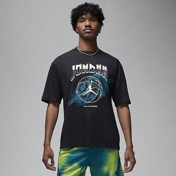 Nike Air Jordan Jumpman Shirt Mens size Medium Short sleeve Black Colors  Htown Houston