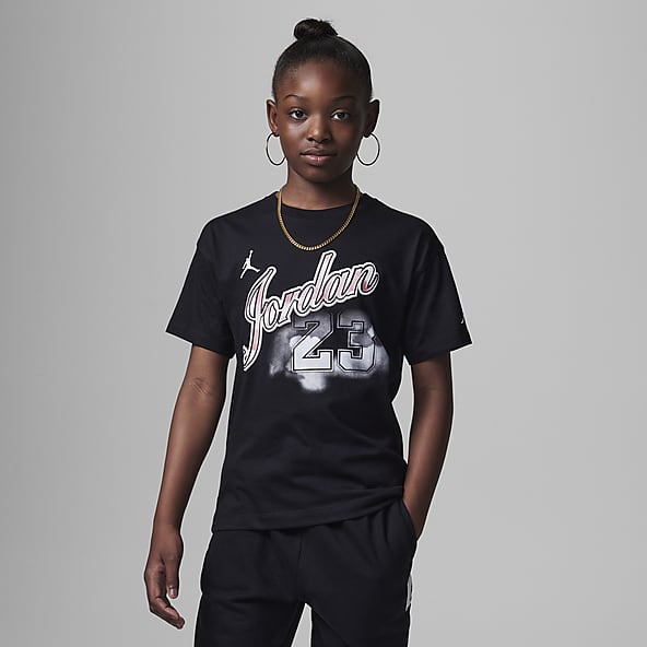 Jordan Time To Shine Tee Older Kids' T-Shirt. Nike DK