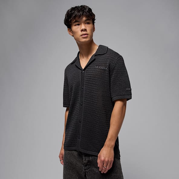 Air Jordan Men's Knit Short-Sleeve Top