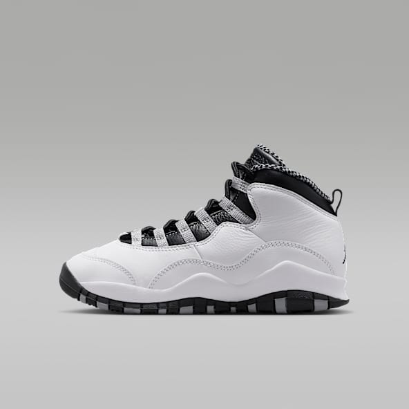 Air Jordan 10 Retro "Light Steel Grey" Big Kids' Shoes
