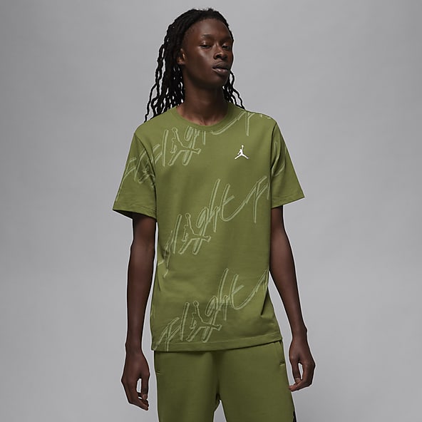 T shirt jordan uomo verde outlet