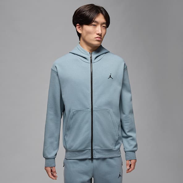 Jordan Sport Hoop Fleece Felpa con cappuccio e zip a tutta lunghezza Dri-FIT – Uomo
