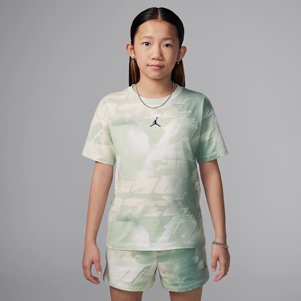 Jordan Playera estampada Triple Team para niños talla grande