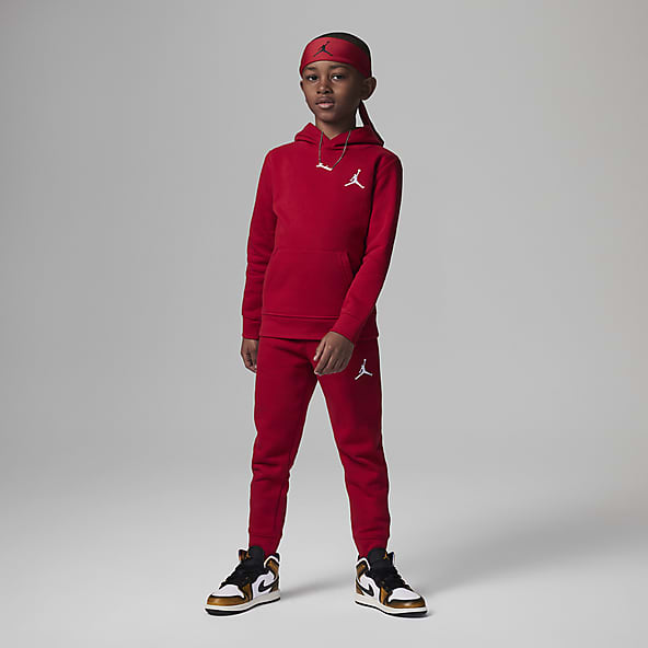 Nike Air Jordan Jumpman Hoodie Big Kids Boys 6 Track Red Hoodie BRAND NEW