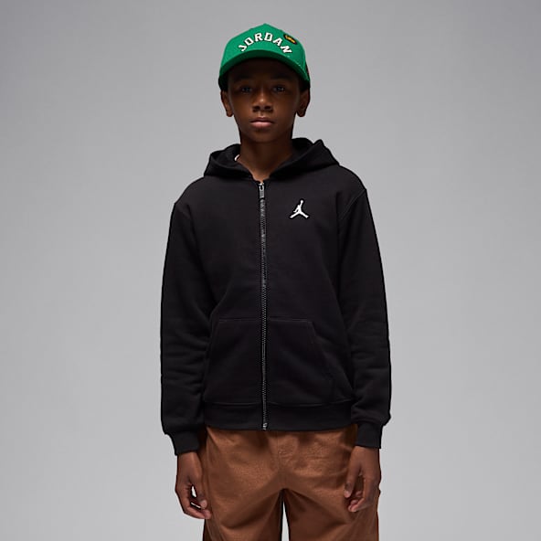 Jordan Brooklyn Fleece Big Kids' Full-Zip Hoodie