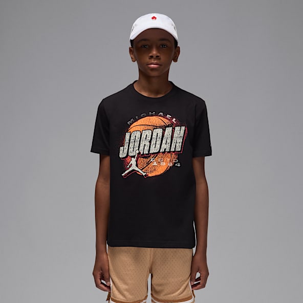 Jordan Big Kids' Distressed Chrome T-Shirt