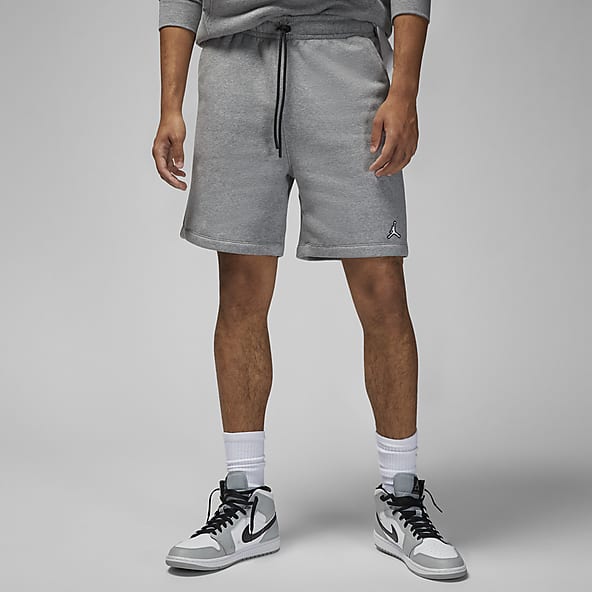 Nike Heather Gray Fleece Sweat Shorts 843520-063 Mens M FLAWS