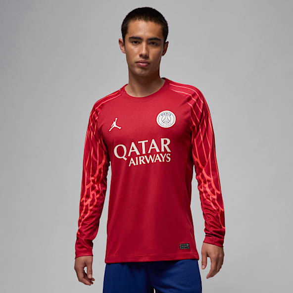 Paris Saint-Germain 2025 Stadium Goalkeeper Fourth Jersey de fútbol de manga larga Jordan Dri-FIT Replica para hombre