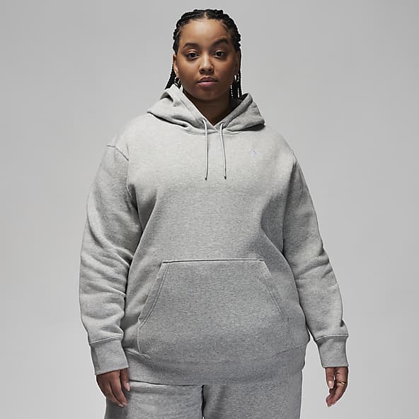 Nike velour cropped half zip polo in gray