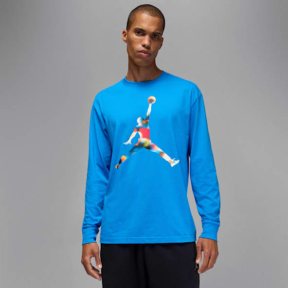 Jordan Flight Men's Long-Sleeve Crewneck T-Shirt