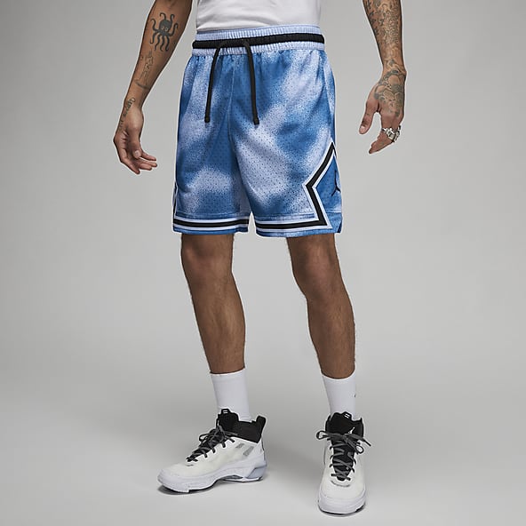 VTG Nike Team Reversible NBA 76ers Basketball Shorts Blue Black Men Sz Large