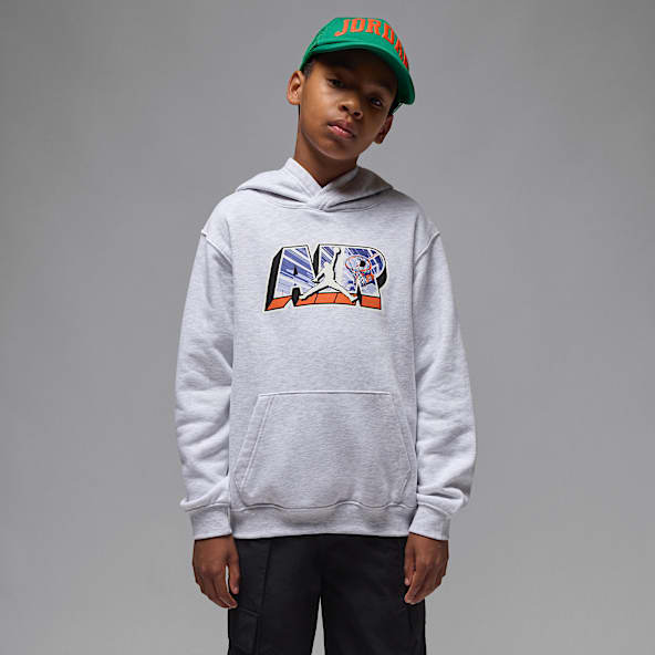 Jordan Big Kids' Air Postcard Pullover Hoodie