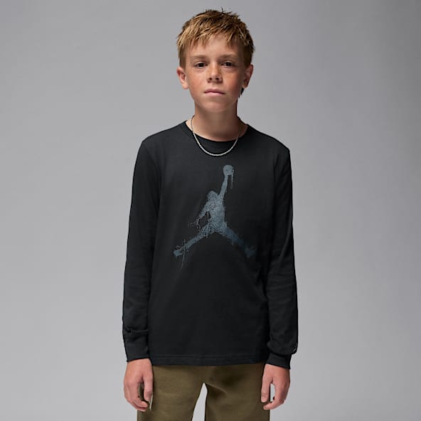 Jordan Jordan Big Kids' Jumpman Drip Long Sleeve T-Shirt