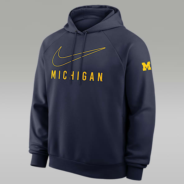 Michigan Premium Performance Men's Nike Dri-FIT College Pullover Hoodie