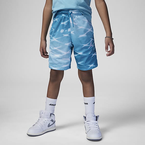 Nike Air Jordan Boys' Mesh Black Basketball Shorts Size M 