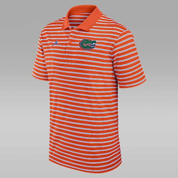 Florida Primetime Victory Striped Men's Jordan Brand Dri-FIT College Polo