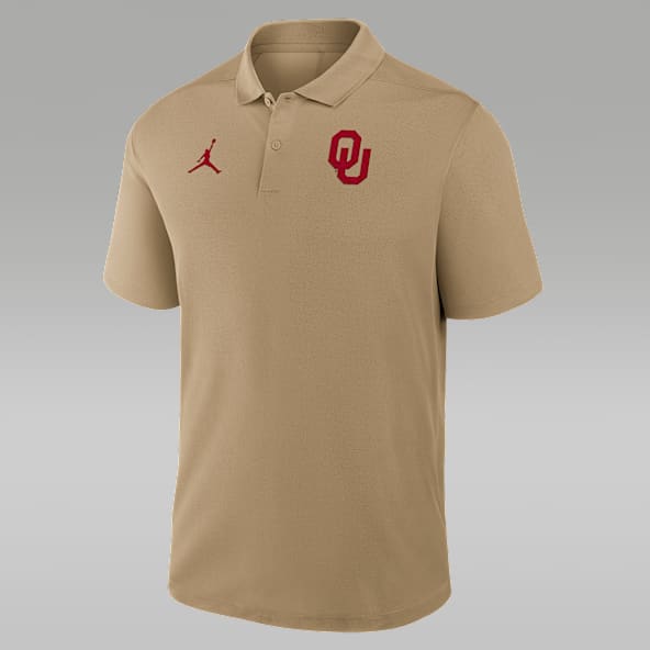 Oklahoma Primetime Victory Primary Logo Polo universitario Nike Dri-FIT para hombre