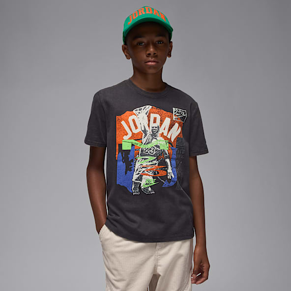 Jordan Big Kids' Throwback Slam T-Shirt