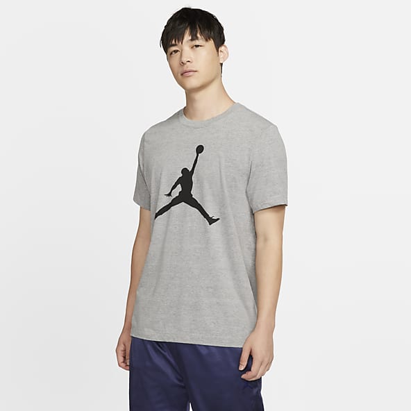 T shirt jordan uomo grigio deals