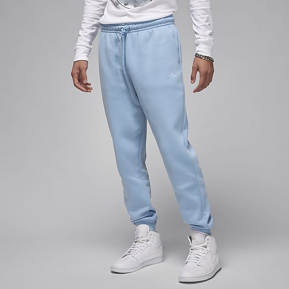 Cotton Regular Fit Joggers With Pockets - Sky Blue at Rs 650.00