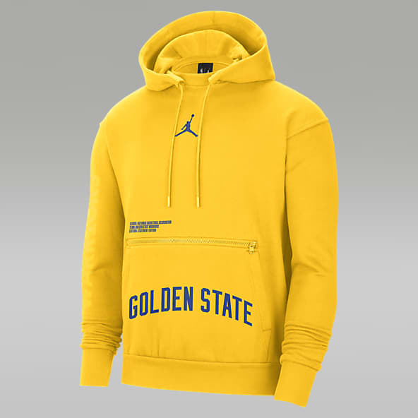 NIKE Golden State Warriors Logo Long Sleeve Shirt sz L Large Gray  Basketball NBA