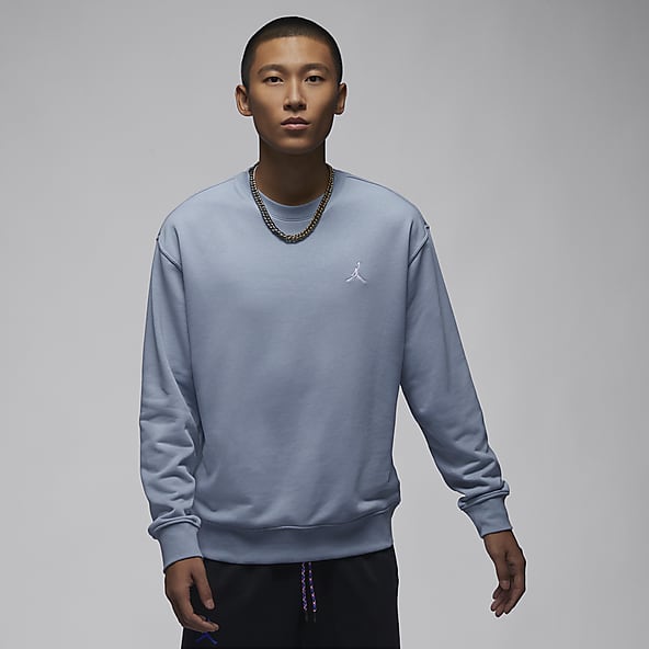 Jordan Essentials Men's Loopback Fleece Crew-Neck Sweatshirt