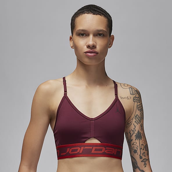 Buy online Red Lycra Sports Bra from lingerie for Women by Mesua
