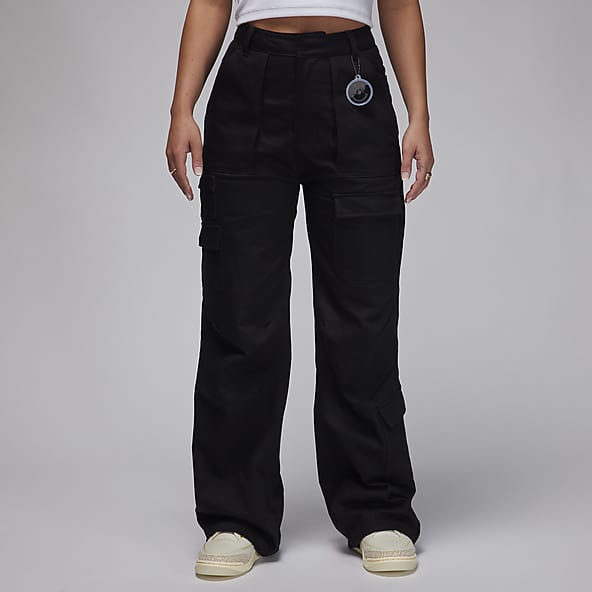 Nike women's pants 2022 winter new imitation sherpa loose wide-leg straight  pants casual trousers DV4362-258
