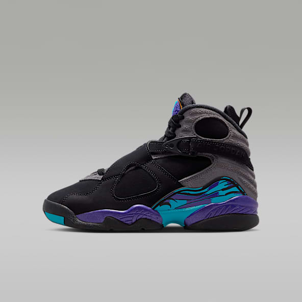 Air Jordan 8 Retro "Aqua" Big Kids' Shoes