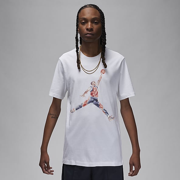 Air jordan white t shirt hotsell