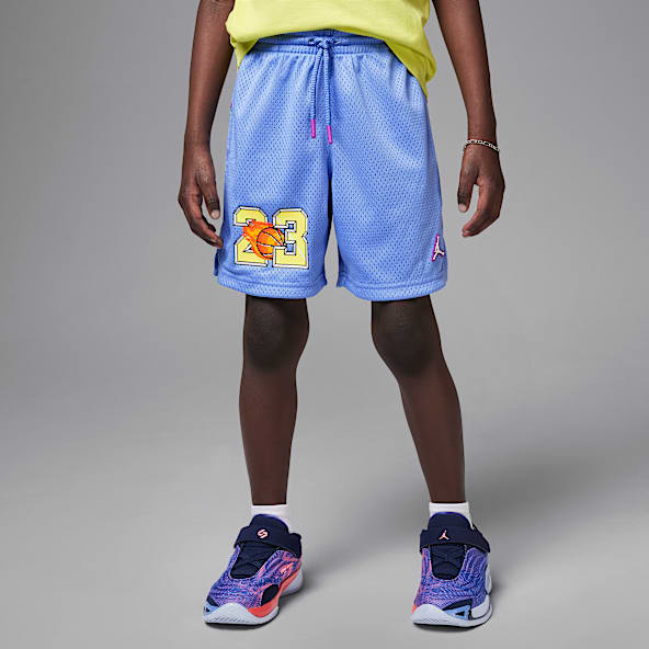 Jordan Customized Air Shorts Flame para niños talla pequeña