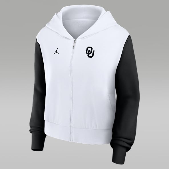 Oklahoma Athletic Prep Colorblocked Script Women’s Jordan Brand College Full-Zip Hoodie