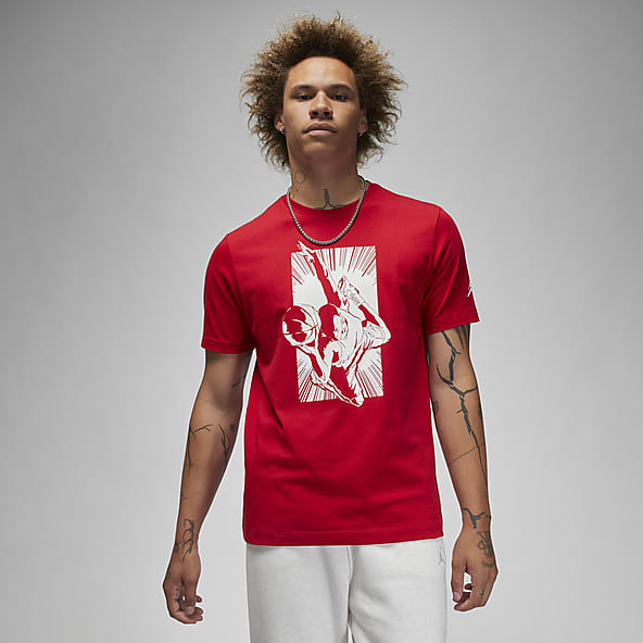 Nike Air Jordan Flight loose fit T-shirt in red