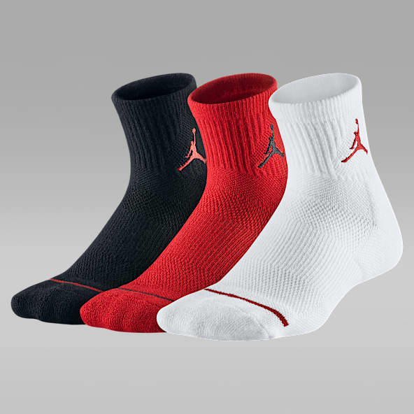 Jordan Calcetines al tobillo acolchados para niños (3 pares)