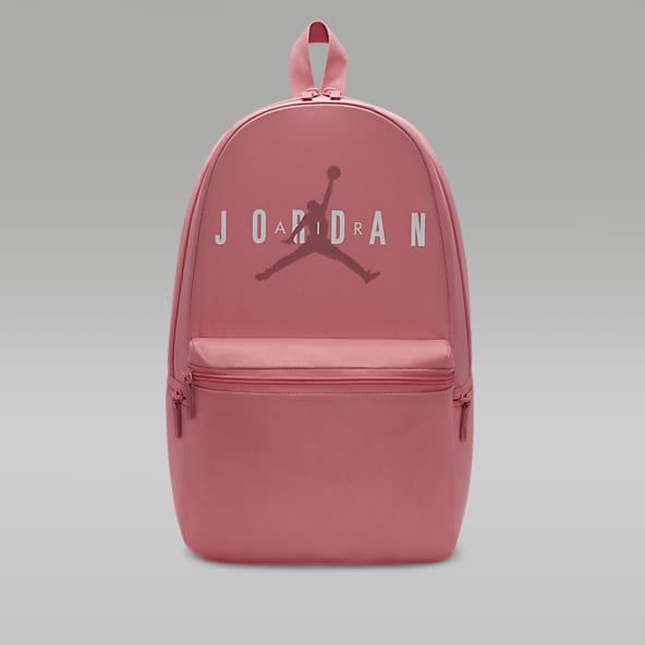 Bandolera rosa con logo de jacquard de Jordan