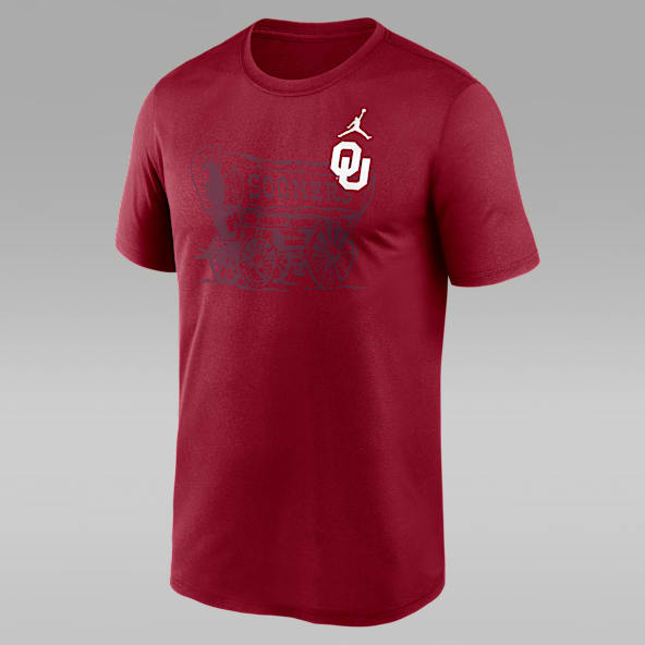Oklahoma Campus Legend Shadow Logo Men's Nike Dri-FIT College T-Shirt