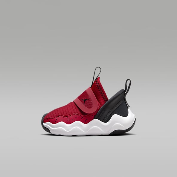 Nike air shoes red and black 2025