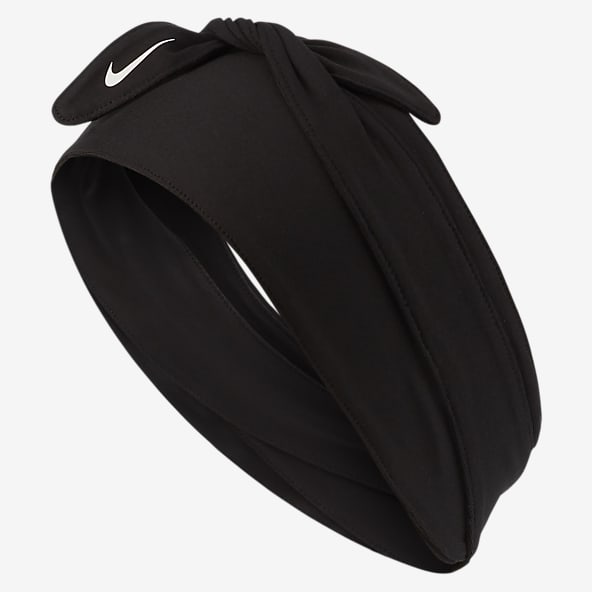Nike Elastic Hairbands Bandeau pour Temps Froid Homme, 036  Black/White/Black, 1size : : Mode