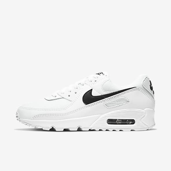 nike air max shoes in white