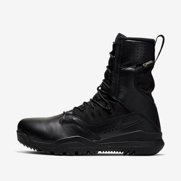 Black High Top Shoes.